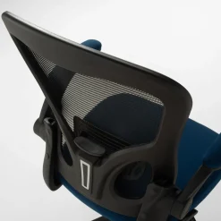 Fotel biurowy granatowo-czarny SARBIENO