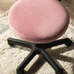 Fotel biurowy serce różowy LOVIN