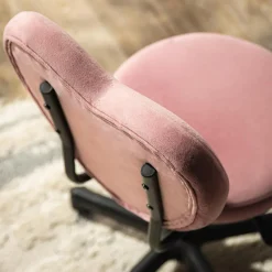 Fotel biurowy serce różowy LOVIN