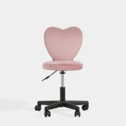 Fotel biurowy serce różowy LOVIN