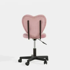 Fotel biurowy serce różowy LOVIN