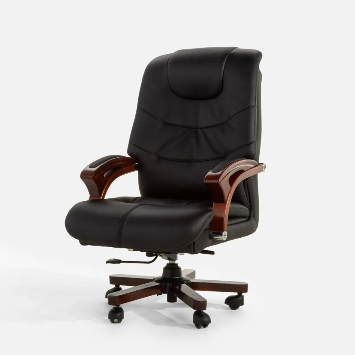 Fotel biurowy skórzany MONARCHE