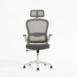 Fotel biurowy szary KZANO