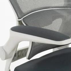 Fotel biurowy szary KZANO