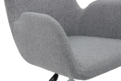 Fotel biurowy szary LERMA