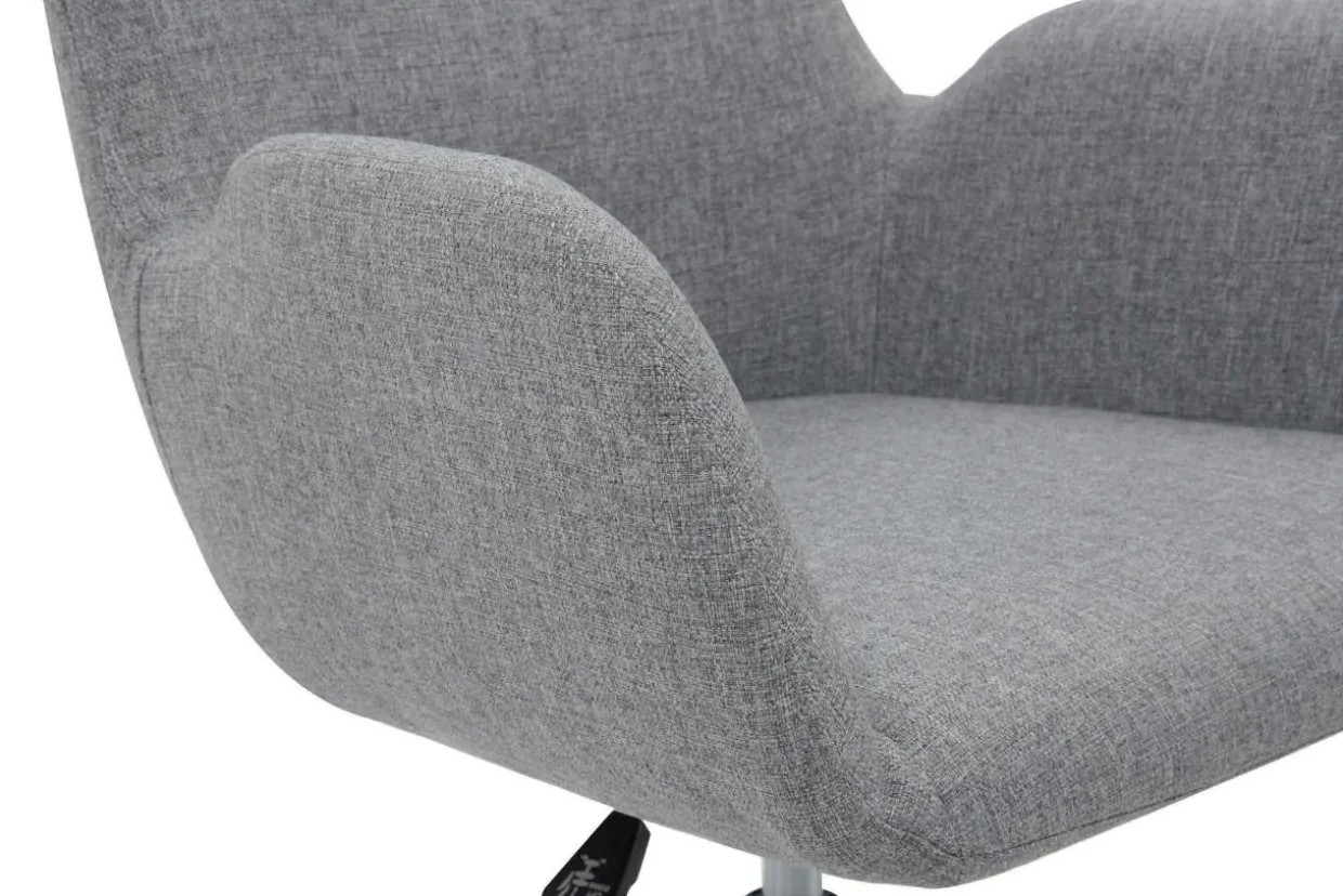 Fotel biurowy szary LERMA