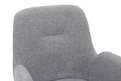 Fotel biurowy szary LERMA