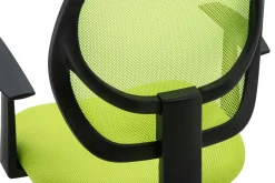Fotel biurowy z siatką mesh zielony NOPE