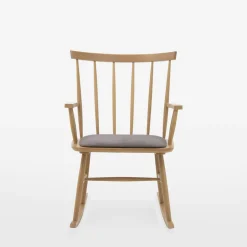 Fotel bujany drewniany ROKANDI