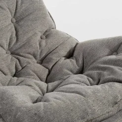 Fotel bujany jasnoszary DYNI