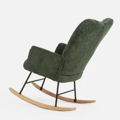 Fotel bujany JEXLA zielony