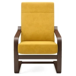 Fotel finka musztardowy BAKU