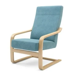 Fotel finka turkusowy BAKU