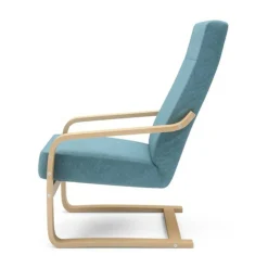 Fotel finka turkusowy BAKU