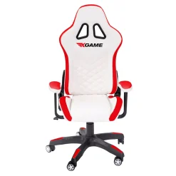 Fotel gamingowy biało-czerwony ASTRO