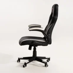 Fotel gamingowy czarno-biały UDANDO