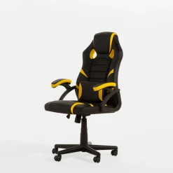 Fotel gamingowy czarno-żółty UPLAY
