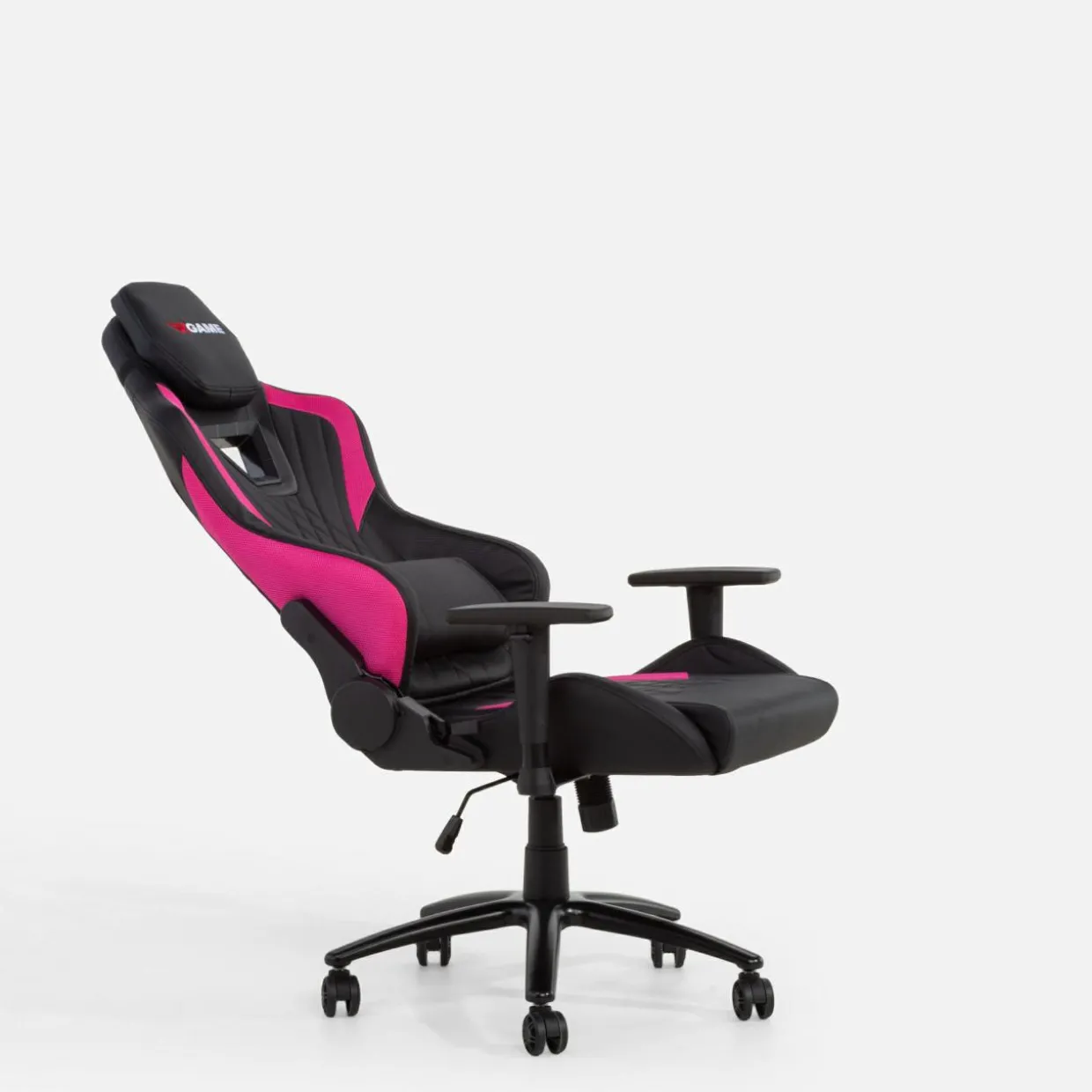 Fotel gamingowy MEWINO czarno-różowy