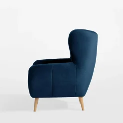 Fotel granatowy KELSO