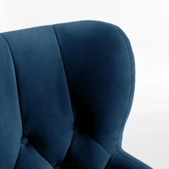 Fotel granatowy KELSO
