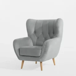 Fotel jasnoszary KELSO