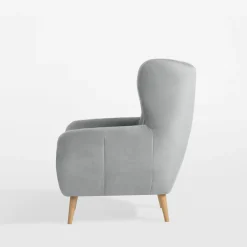 Fotel jasnoszary KELSO