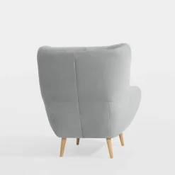 Fotel jasnoszary KELSO