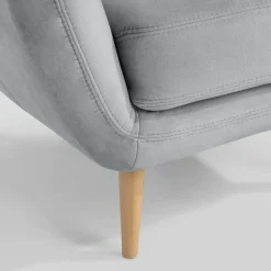 Fotel jasnoszary KELSO