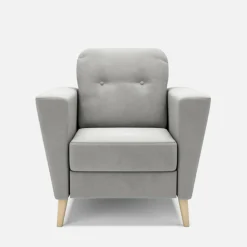 Fotel jasnoszary VEROLI