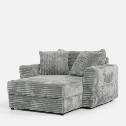 Fotel loveseat jasnoszara NOEMI
