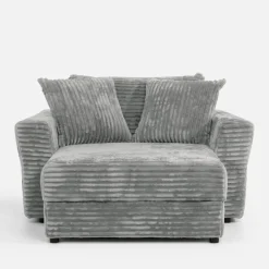Fotel loveseat jasnoszara NOEMI