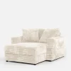 Fotel loveseat kremowy NOEMI