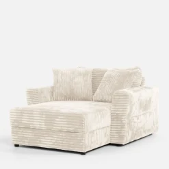 Fotel loveseat kremowy NOEMI