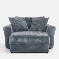 Fotel loveseat szary NOEMI
