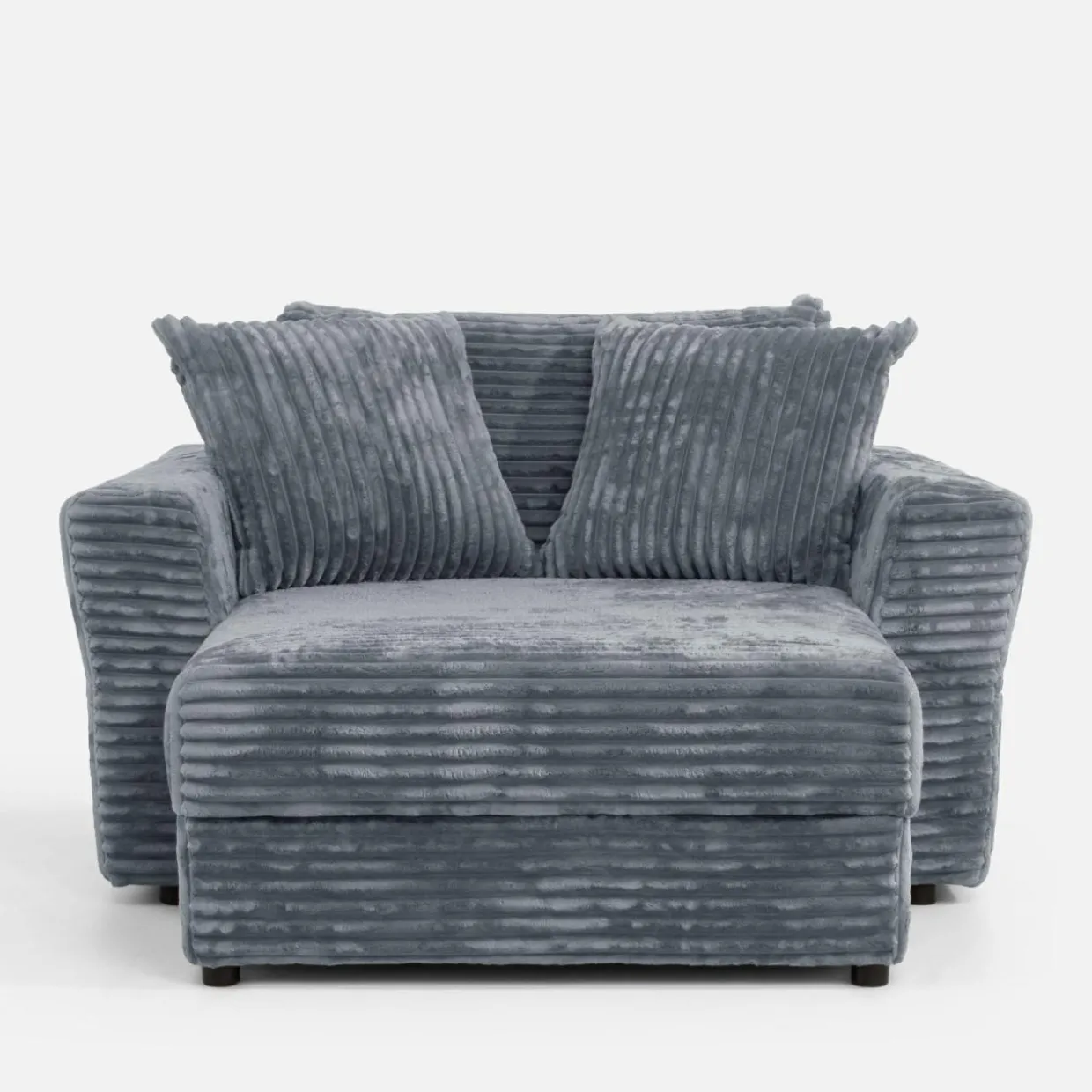 Fotel loveseat szary NOEMI