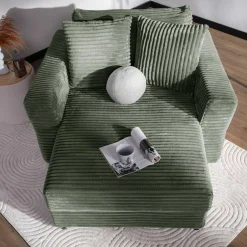 Fotel loveseat zielony NOEMI