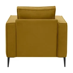 Fotel musztardowy TERRA