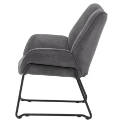 Fotel na płozach szary LIMARVI