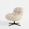 Fotel obrotowy beżowy DAPPERA
