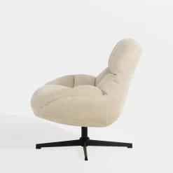 Fotel obrotowy beżowy DAPPERA