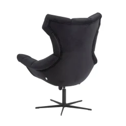 Fotel obrotowy czarny SENSI