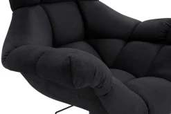 Fotel obrotowy czarny SENSI
