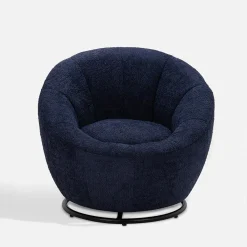 Fotel obrotowy granatowy CAPRIOLA