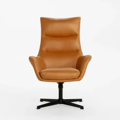 Fotel obrotowy jasnobrązowy DELUXO