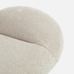 Fotel obrotowy retro beżowy DIAMANTU