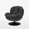 Fotel obrotowy szary DUNNE