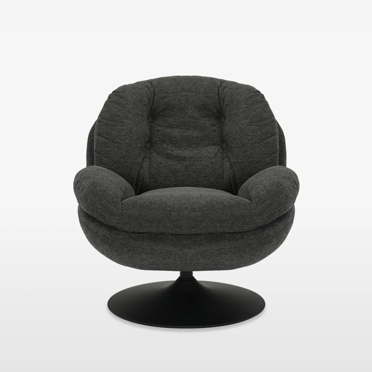 Fotel obrotowy szary DUNNE