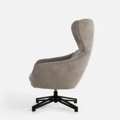 Fotel obrotowy szary LOMERO