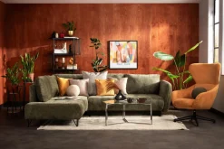 Fotel obrotowy żółty LOMERO