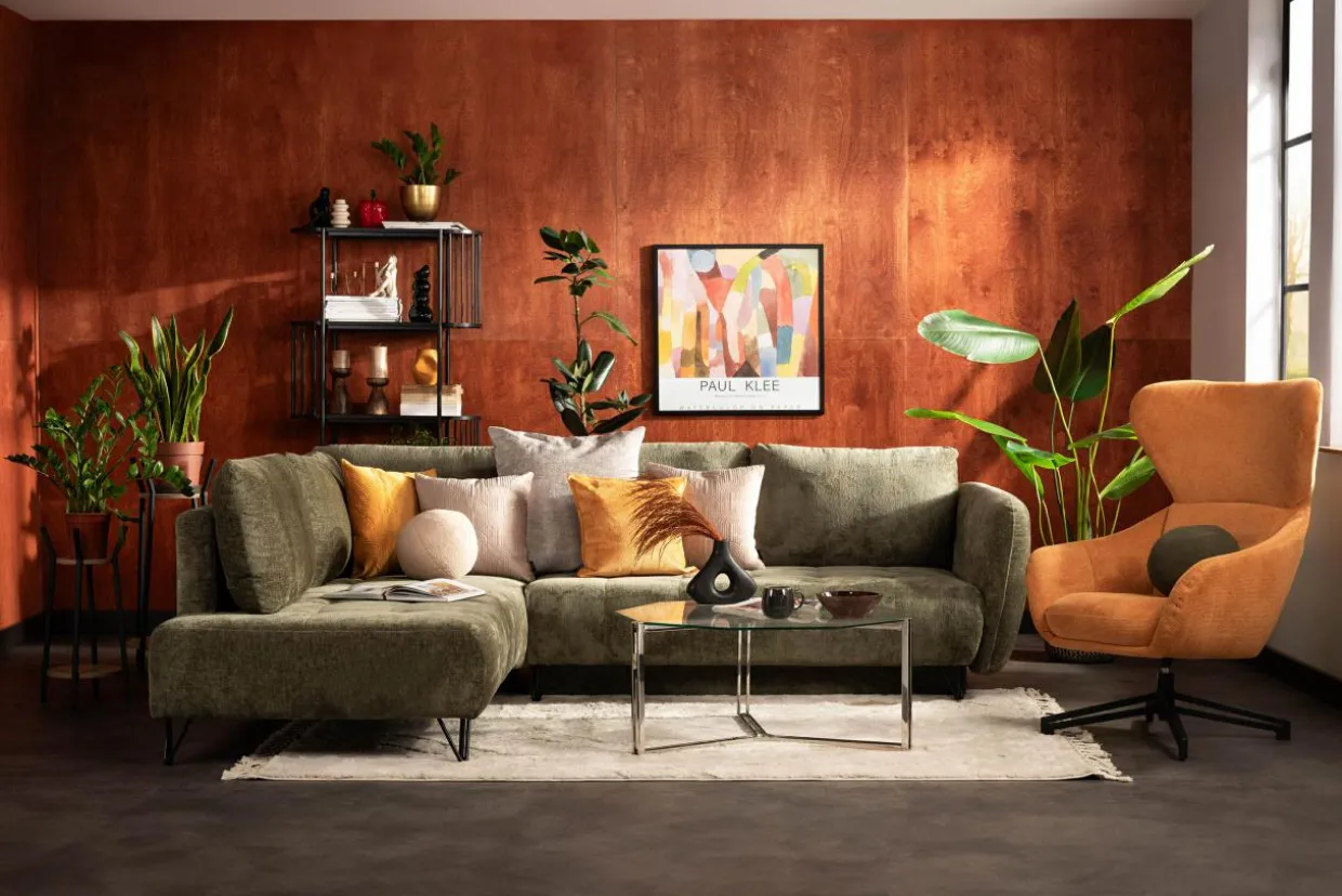 Fotel obrotowy żółty LOMERO